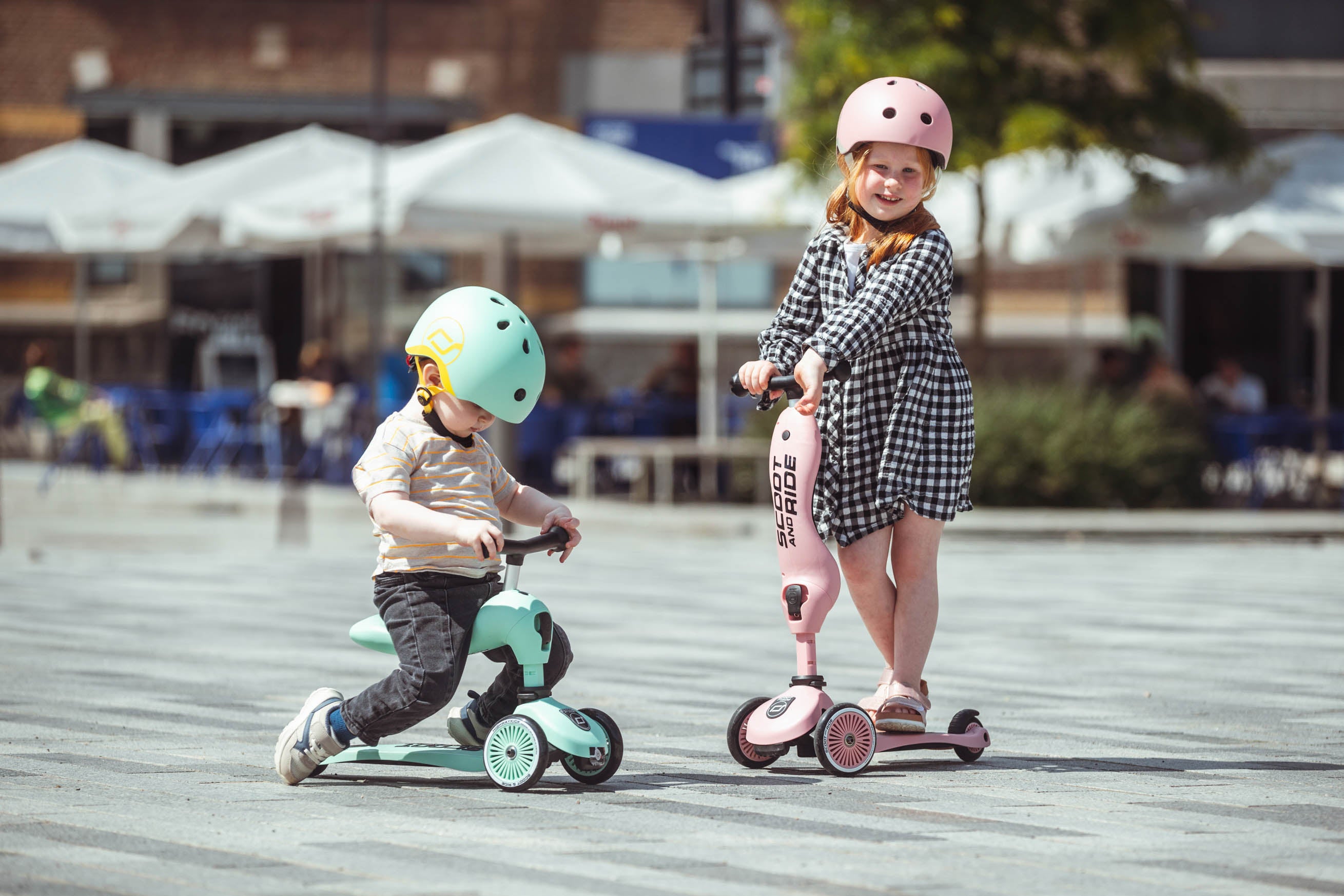 Scoot & Ride - Laufrad/Scooter Highwaykick 1 rose