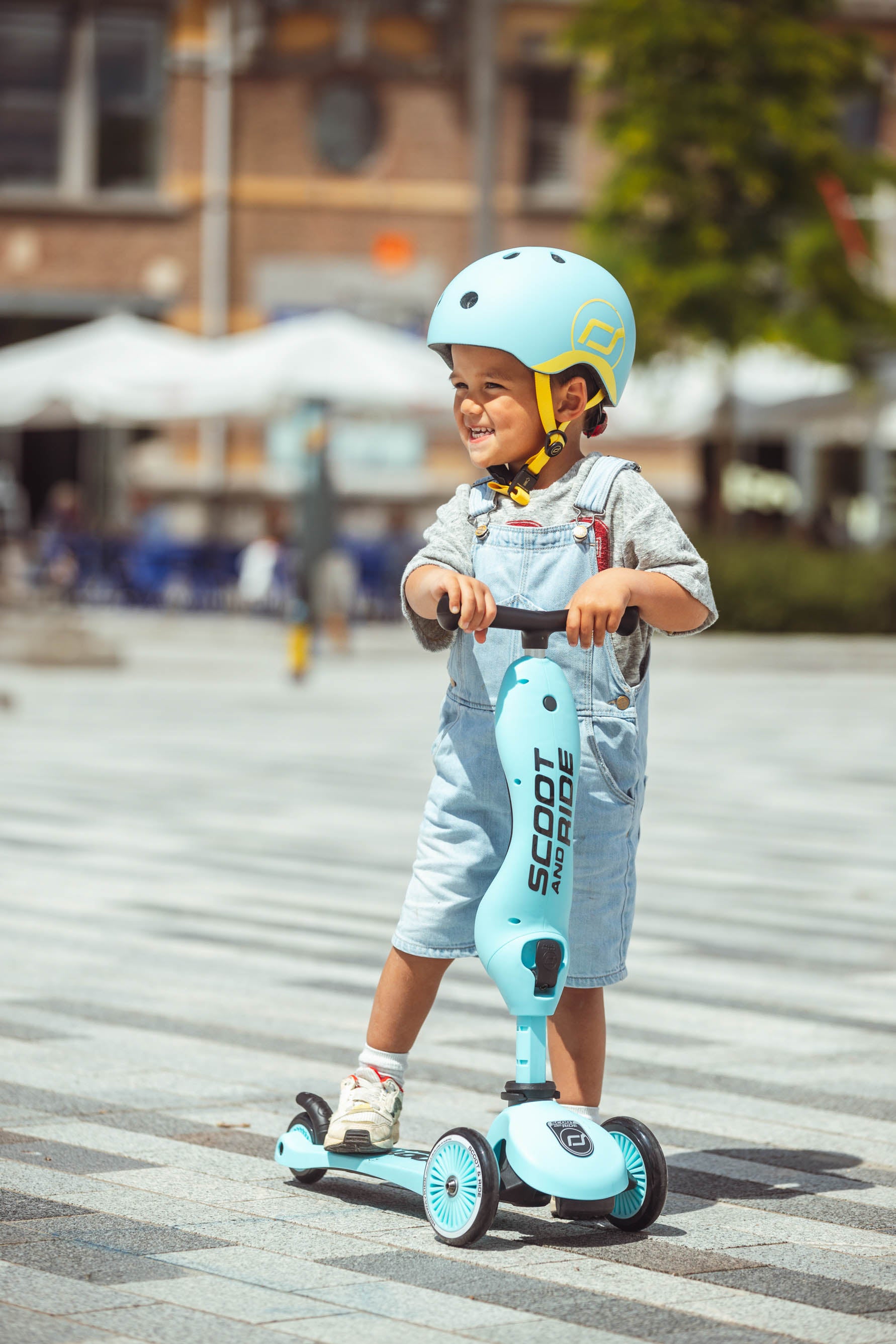 Scoot & Ride - Laufrad/Scooter Highwaykick 1 blueberry