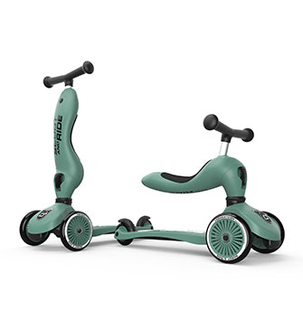 Scoot & Ride - Laufrad/Scooter Highwaykick 1 forest