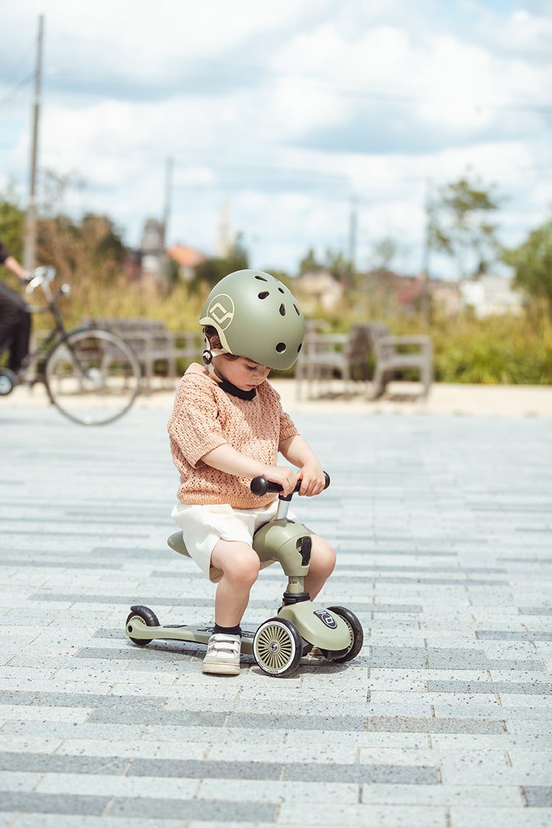 Scoot & Ride - Laufrad/Scooter Highwaykick 1 Olive