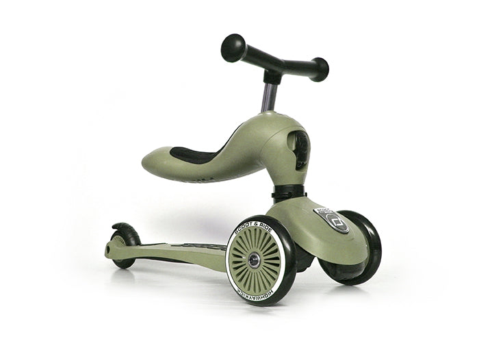 Scoot & Ride - Laufrad/Scooter Highwaykick 1 Olive
