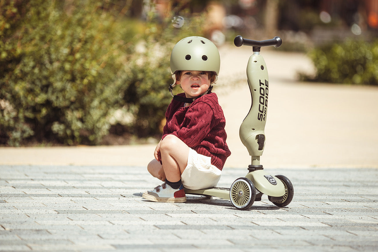 Scoot & Ride - Laufrad/Scooter Highwaykick 1 Olive