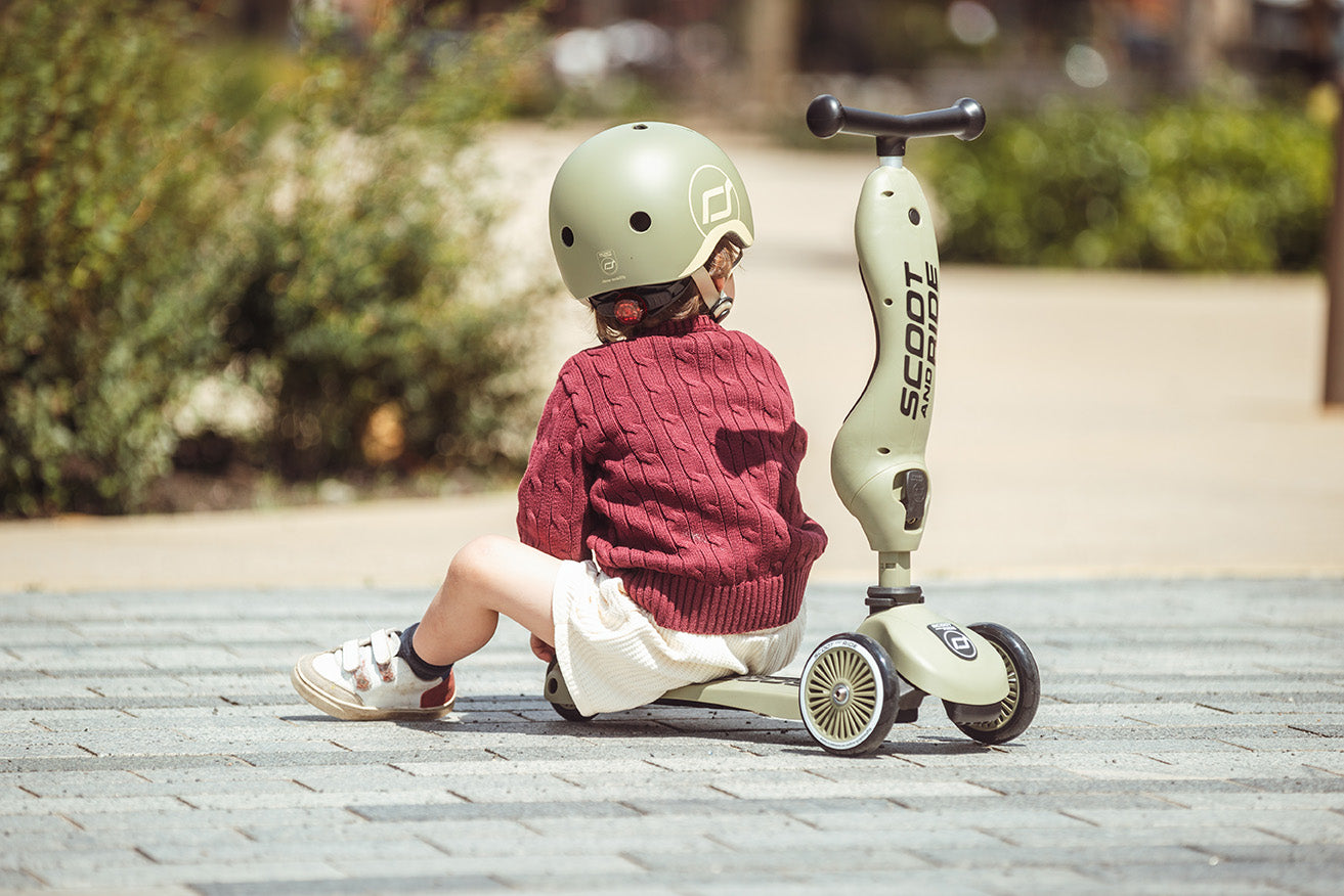 Scoot & Ride - Laufrad/Scooter Highwaykick 1 Olive