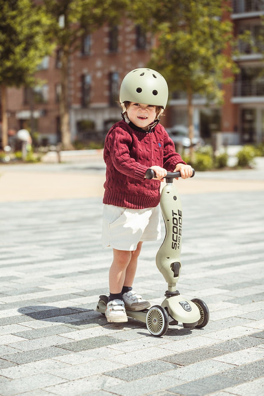 Scoot & Ride - Laufrad/Scooter Highwaykick 1 Olive
