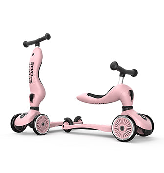 Scoot & Ride - Laufrad/Scooter Highwaykick 1 rose