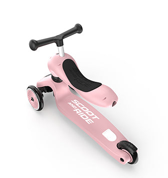 Scoot & Ride - Laufrad/Scooter Highwaykick 1 rose