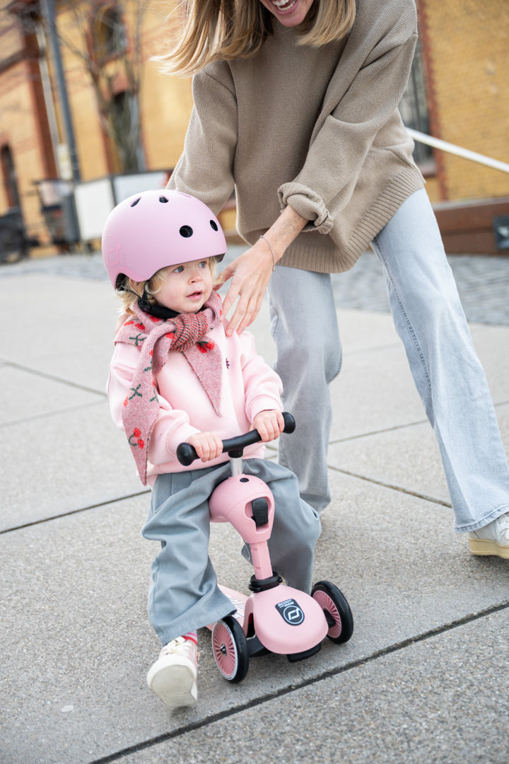 Scoot & Ride - Laufrad/Scooter Highwaykick 1 rose