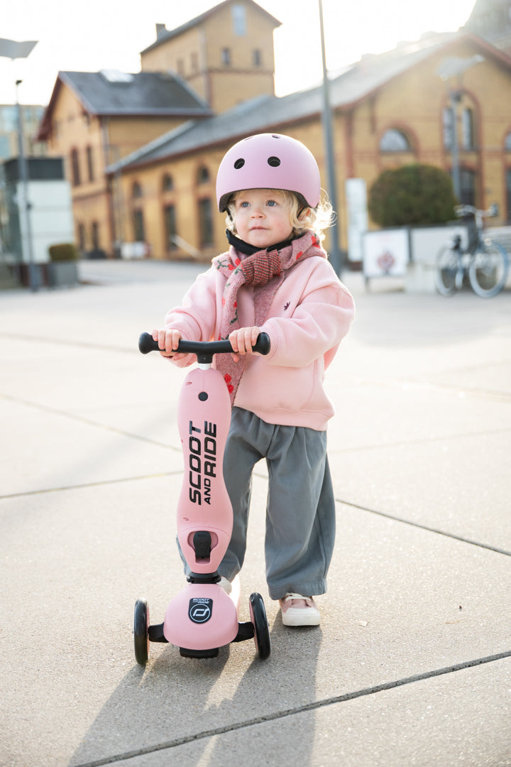 Scoot & Ride - Laufrad/Scooter Highwaykick 1 rose