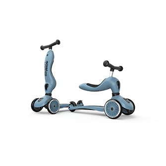 Scoot & Ride - Laufrad/Scooter Highwaykick 1 steel