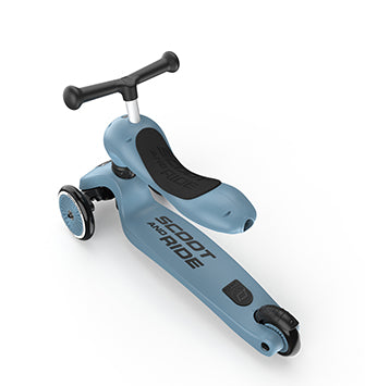 Scoot & Ride - Laufrad/Scooter Highwaykick 1 steel