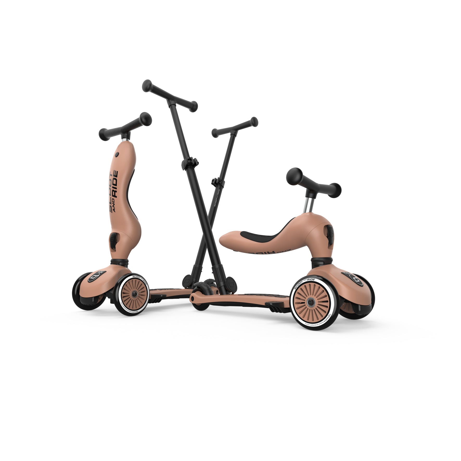 Scoot & Ride - Highwaykick 1 Push and Go Scooter Mocha