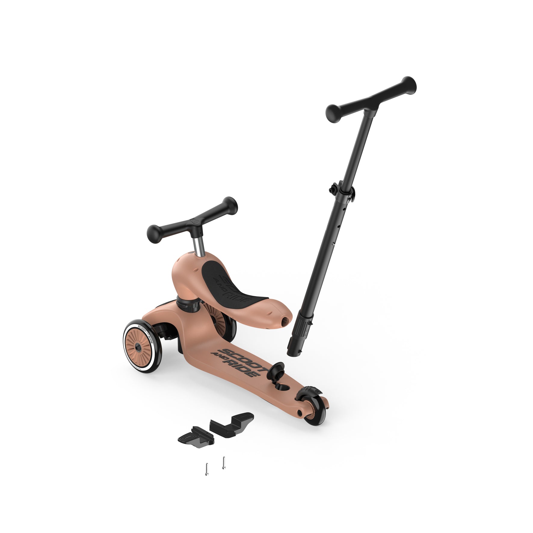 Scoot & Ride - Highwaykick 1 Push and Go Scooter Mocha
