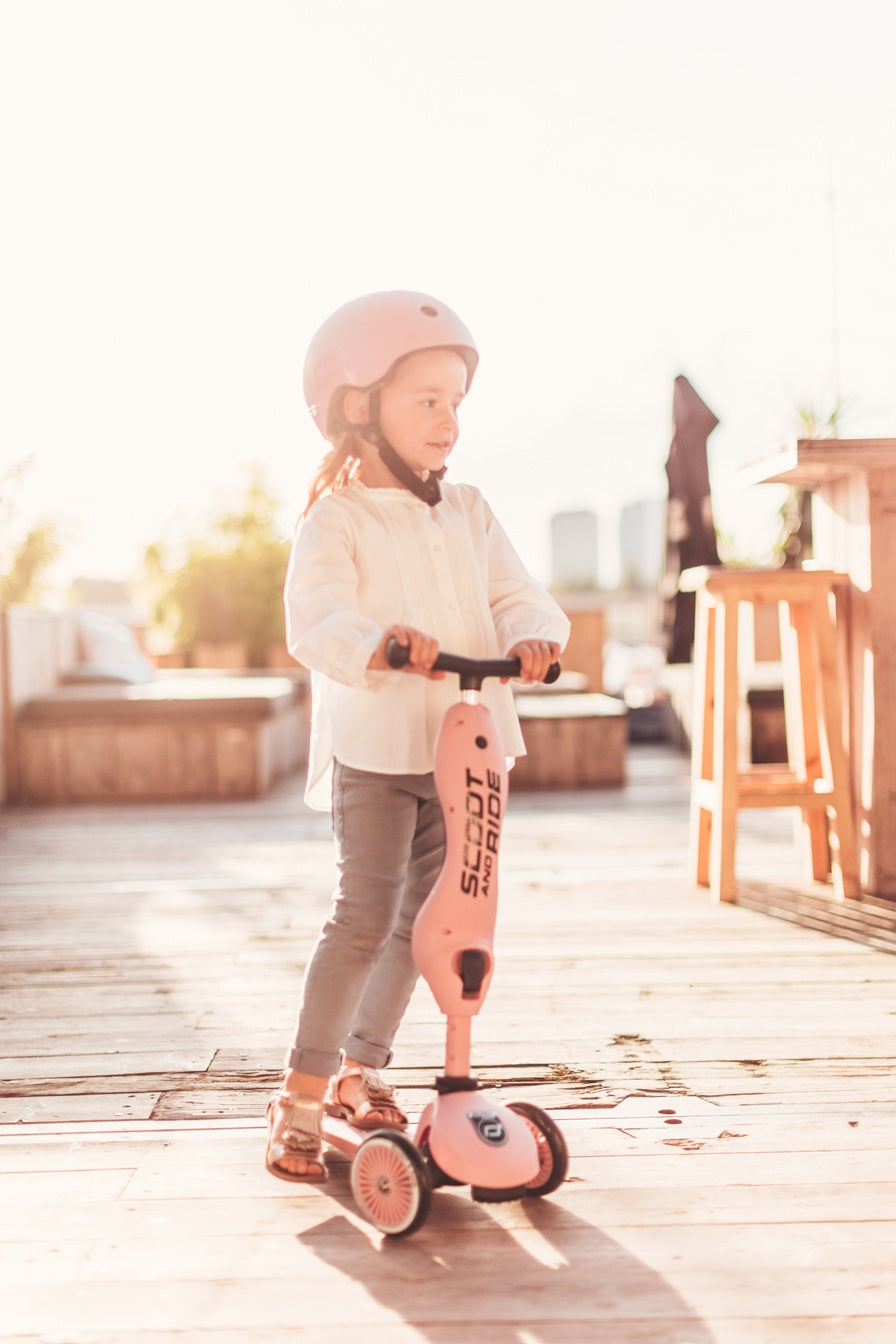 Scoot & Ride - Laufrad/Scooter Highwaykick 1 rose
