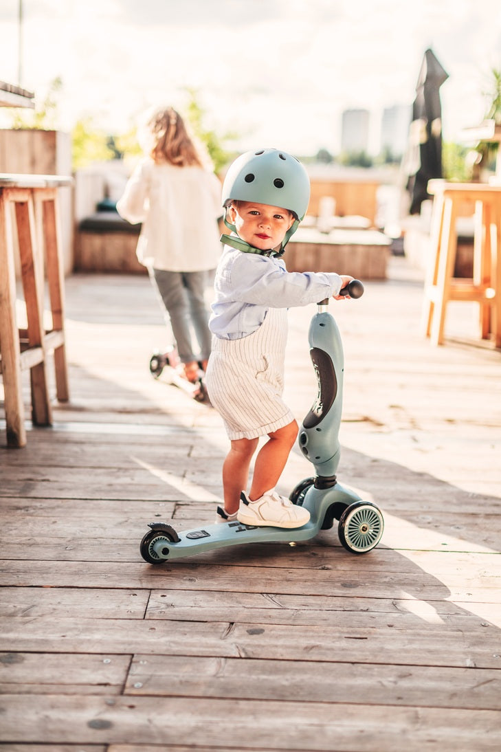 Scoot & Ride - Laufrad/Scooter Highwaykick 1 steel