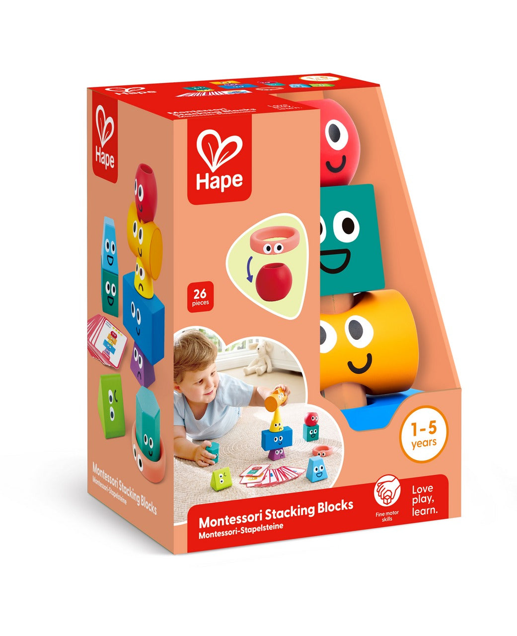 Hape - Montessori Stapelsteine