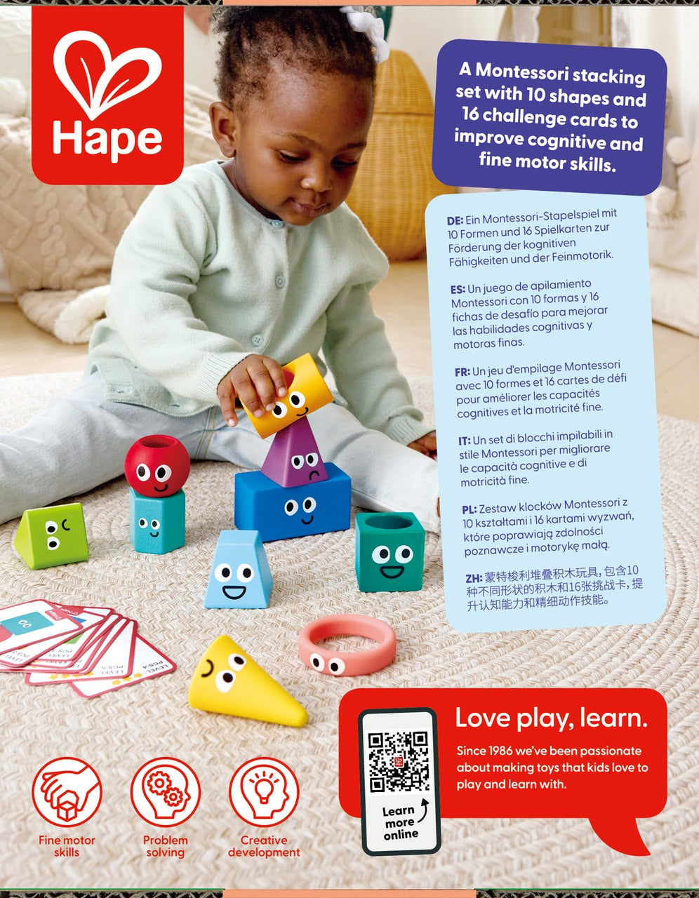 Hape - Montessori Stapelsteine