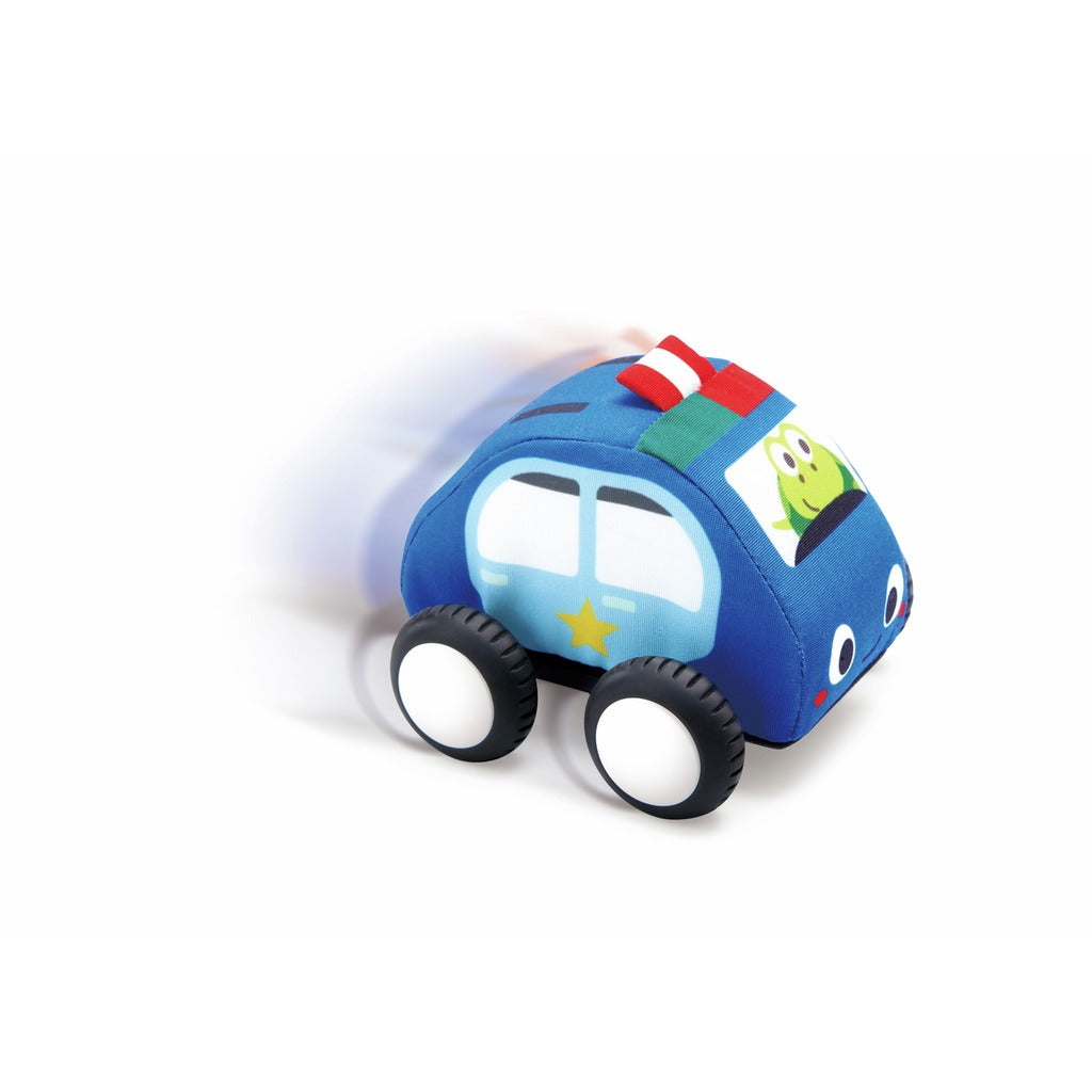 Hape - Plüschautoset mit Rückziehmotor