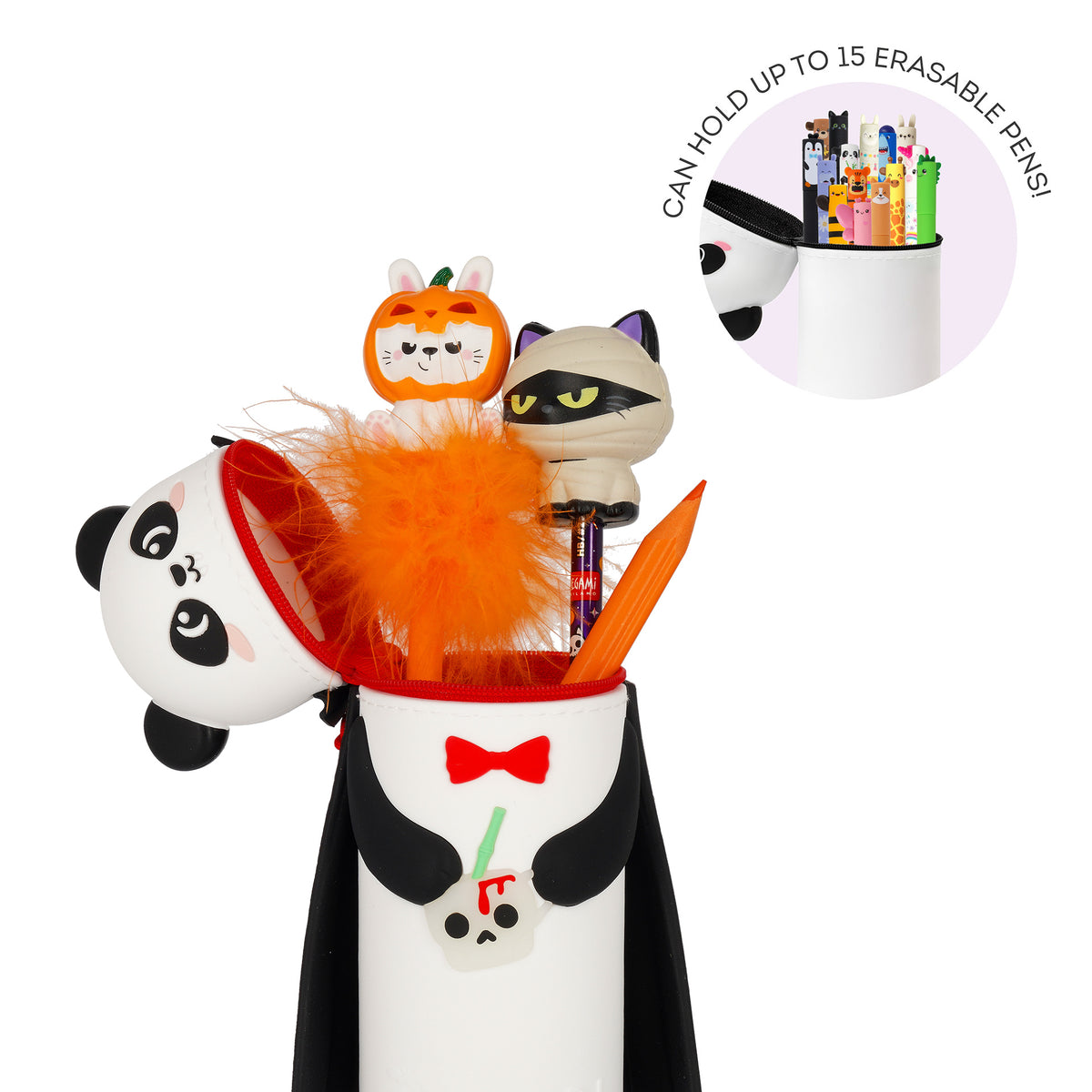 Legami - HALLOWEEN 2-in-1 Mäppchen aus Silikon Kawaii