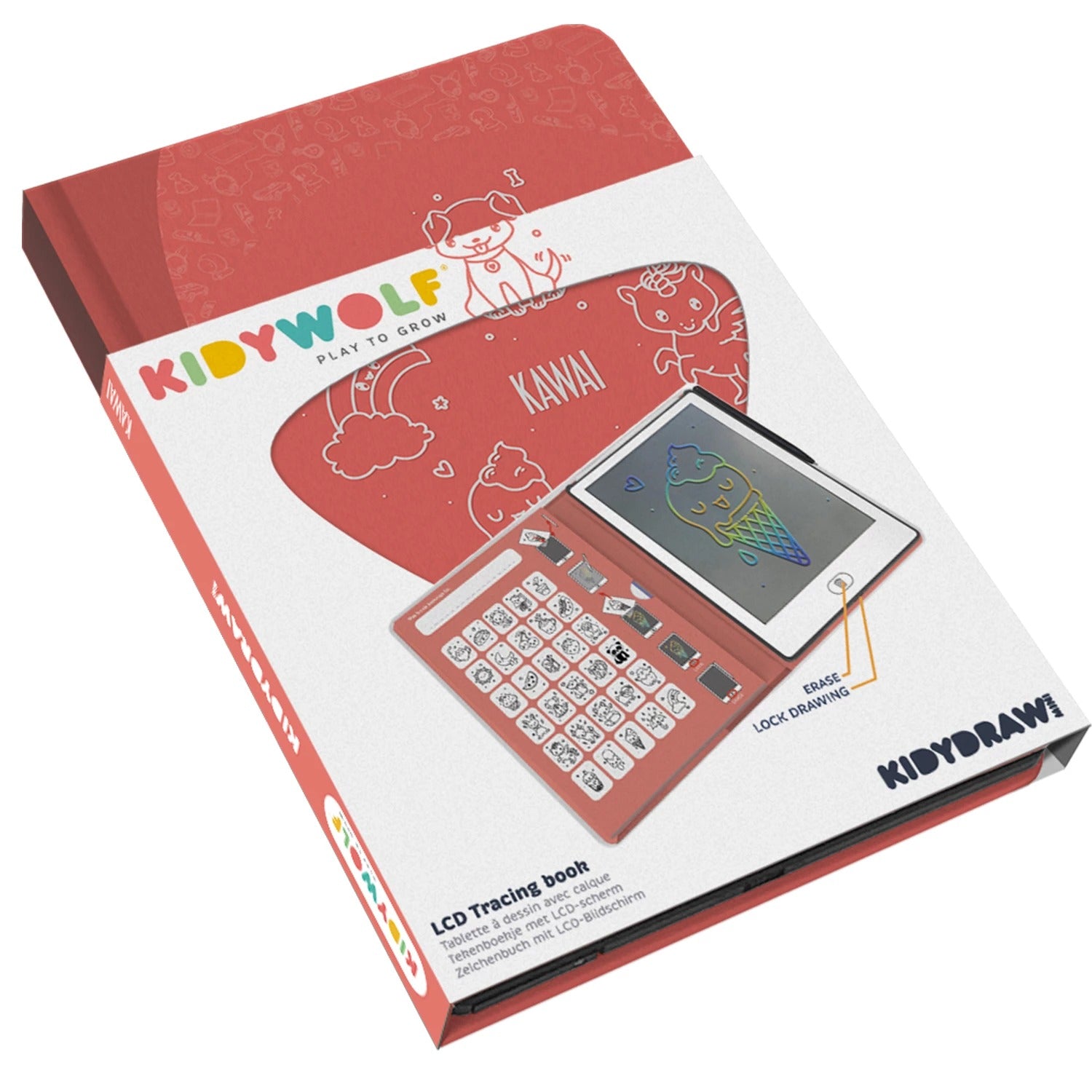 KIDYWOLF - Digitales Malbuch Kidydraw-Mini: Kawaii
