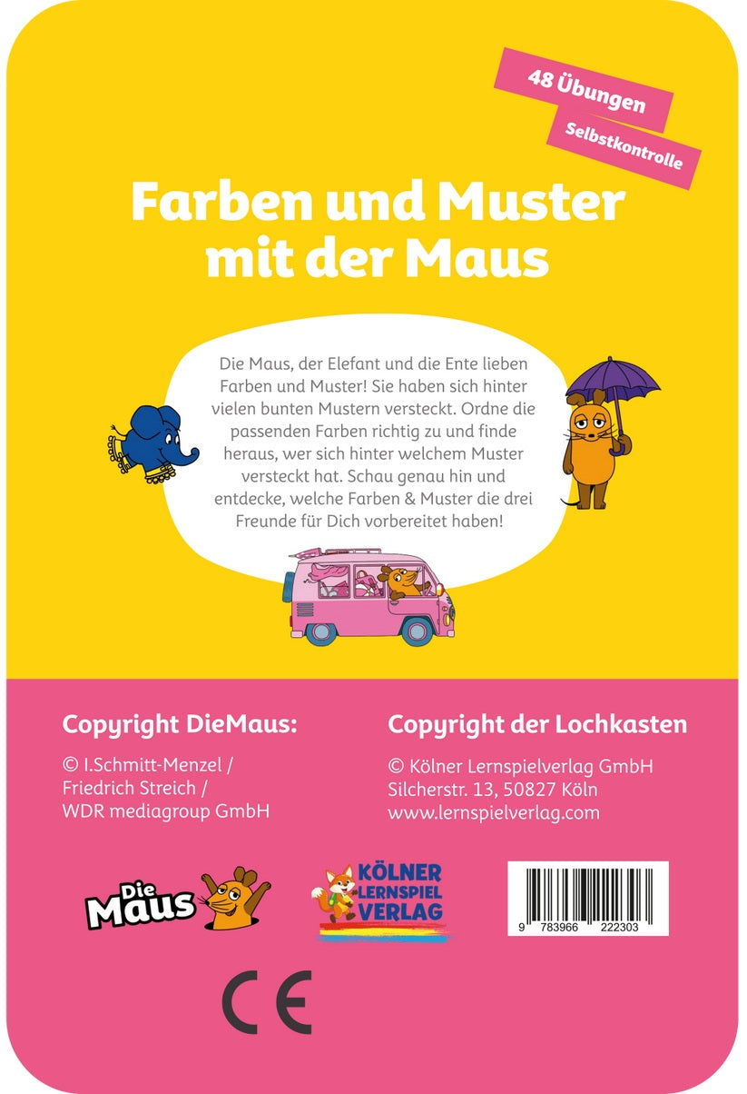 Kölner Lernspielverlag - Farben und Muster mit der Maus 3-4