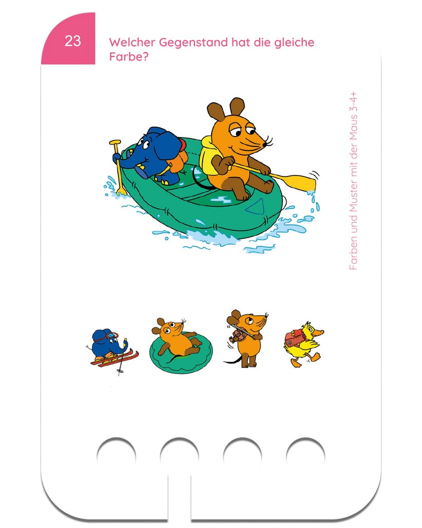 Kölner Lernspielverlag - Farben und Muster mit der Maus 3-4