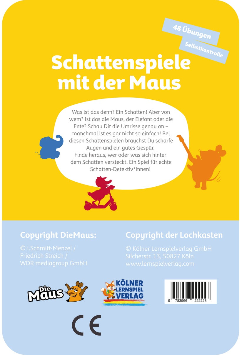 Kölner Lernspielverlag - Schattenspiele mit der Maus 3-4