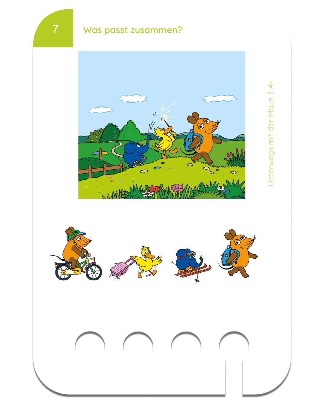 Kölner Lernspielverlag - Unterwegs mit der Maus 3-4