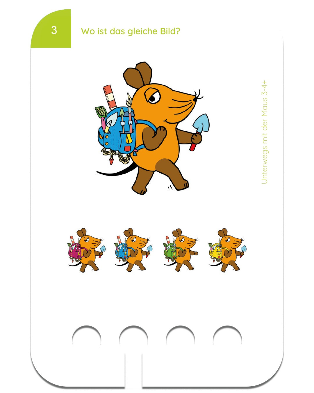 Kölner Lernspielverlag - Unterwegs mit der Maus 3-4