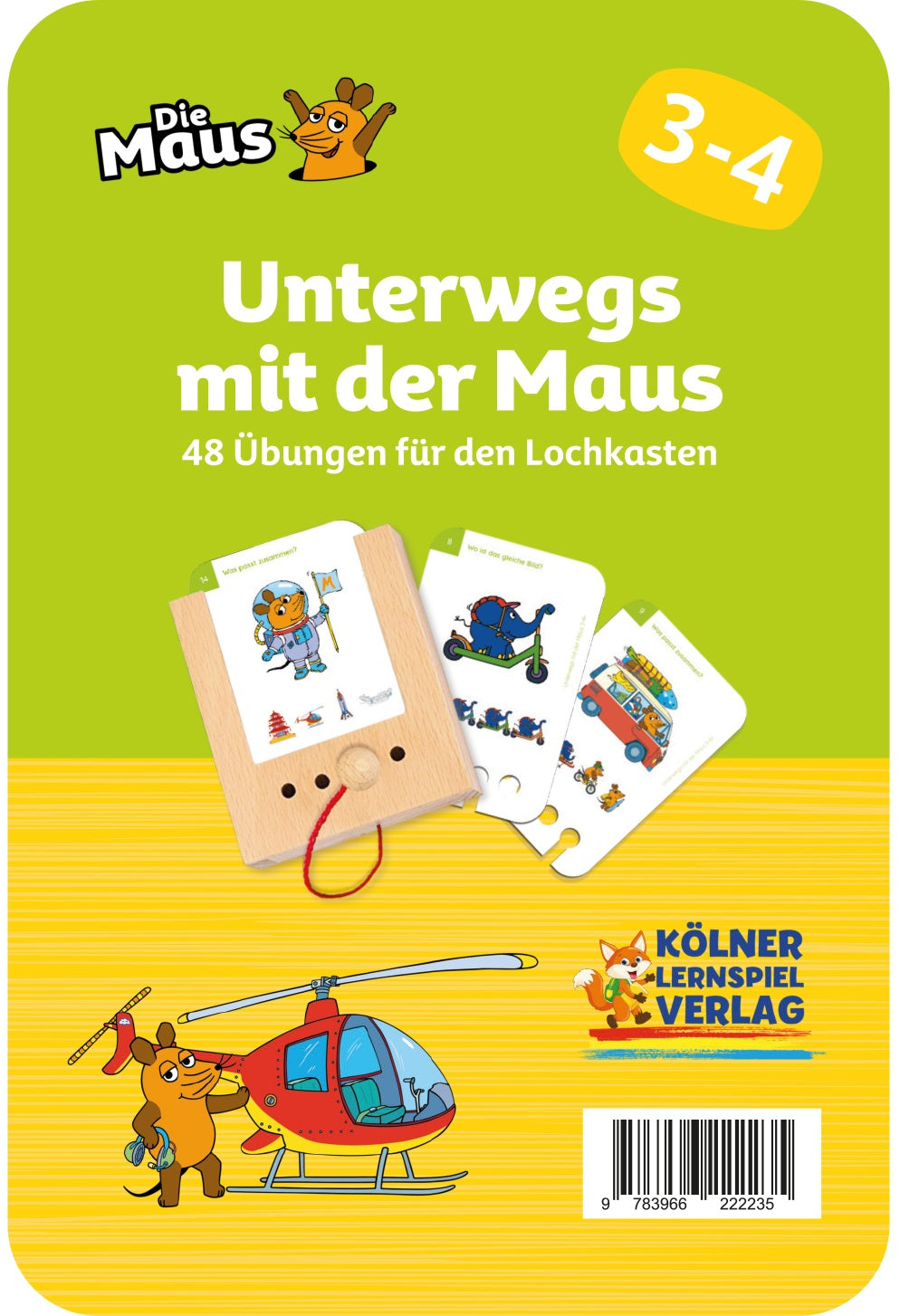 Kölner Lernspielverlag - Unterwegs mit der Maus 3-4