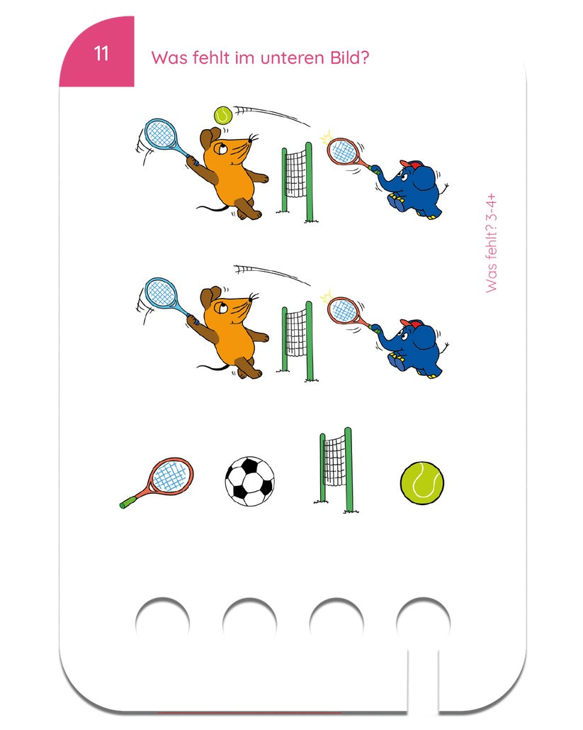 Kölner Lernspielverlag - Was fehlt mit der Maus 3-4