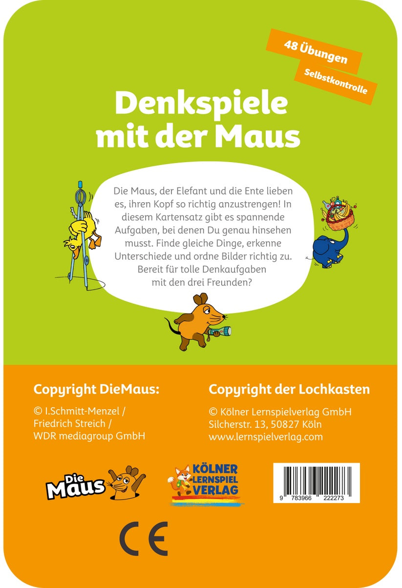 Kölner Lernspielverlag - Denkspiele mit der Maus 5-6