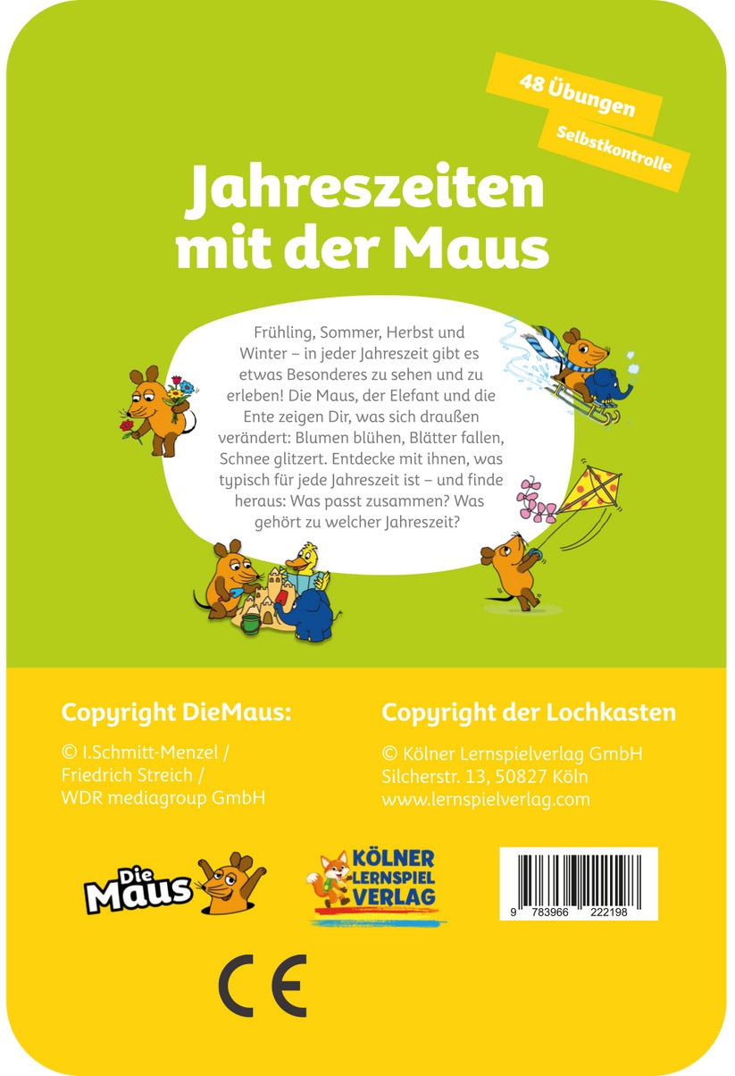 Kölner Lernspielverlag - Jahreszeiten mit der Maus 5-6