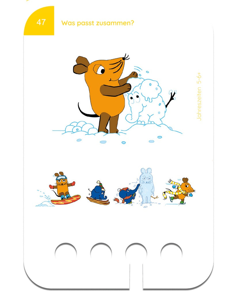 Kölner Lernspielverlag - Jahreszeiten mit der Maus 5-6