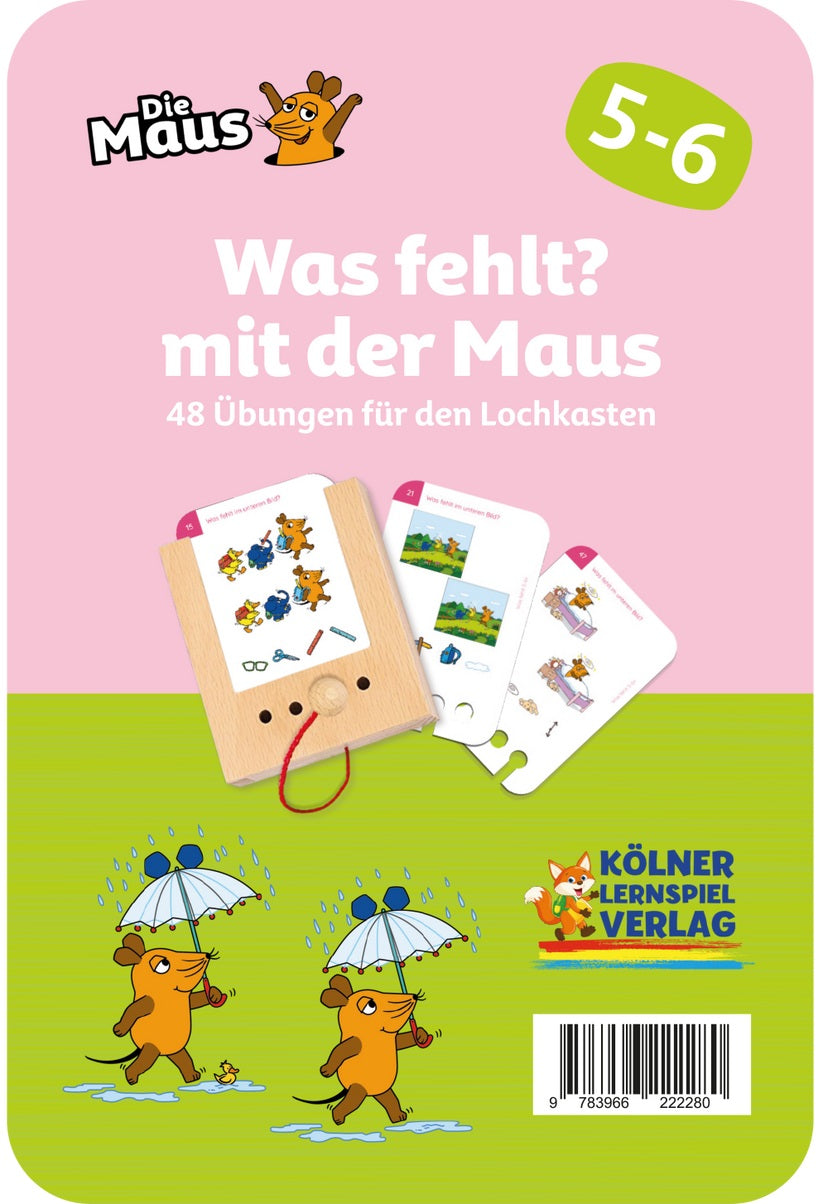 Kölner Lernspielverlag - Was fehlt mit der Maus 5-6