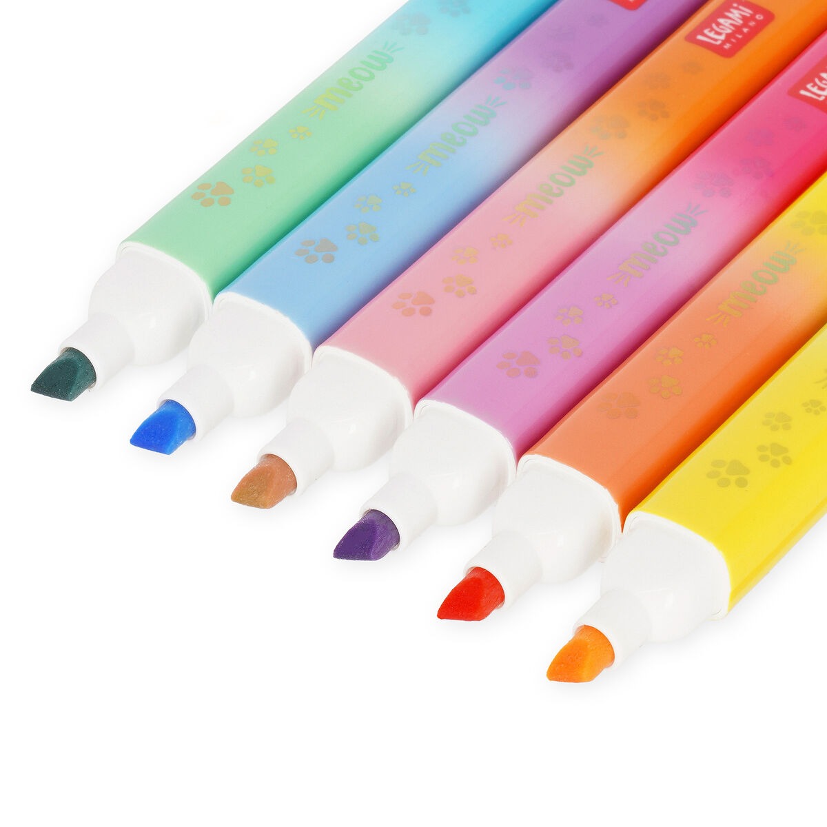 Legami - Marker Dual-Tip Kitty 6er Set
