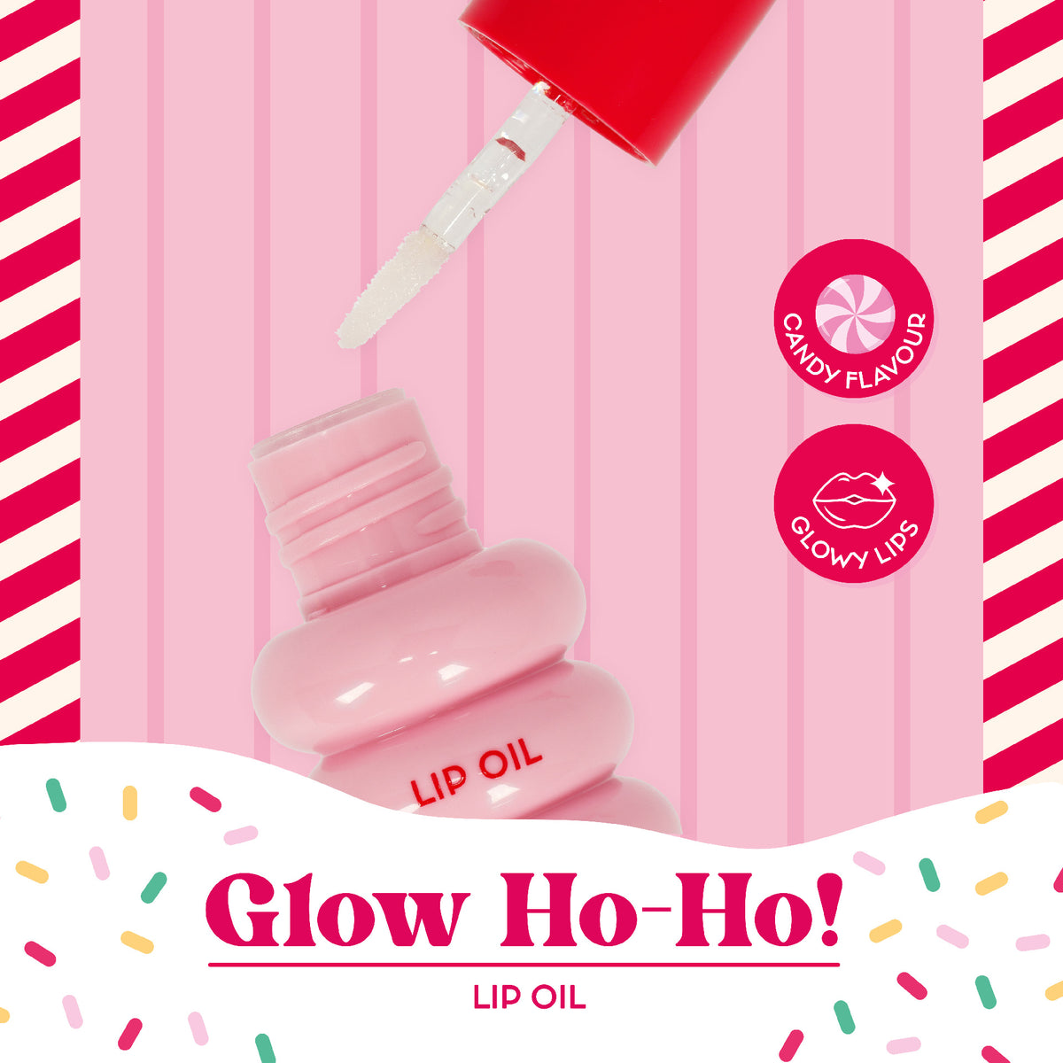 Legami - Lippenöl mit Charm Glow Ho-Ho!