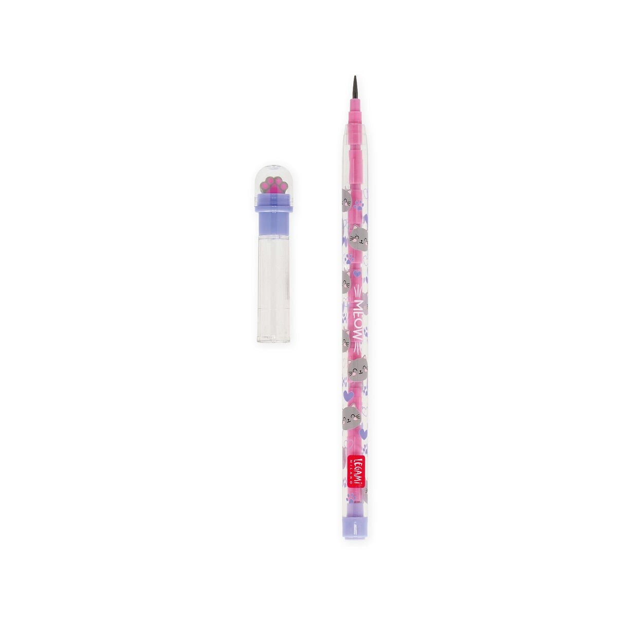 Legami - Stapelbarer Kitty Bleistift mit Radiergummi - Take a Tip