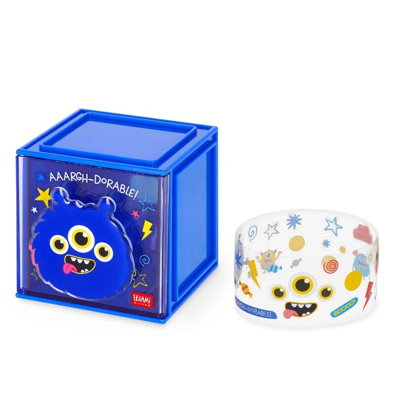 Legami - Erweiterbare Schreibtischbox - Cutie Cube Monster