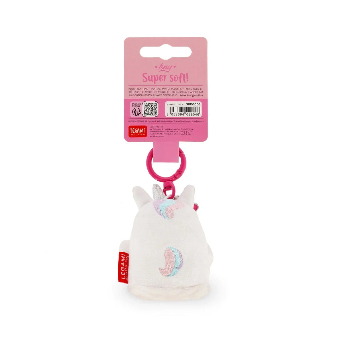 Legami - Schlüsselanhänger Plüsch Unicorn