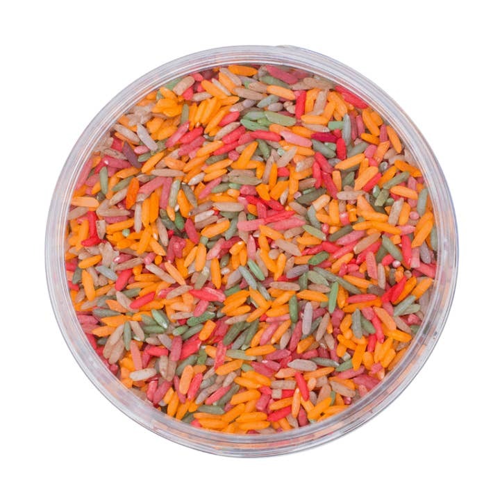 Leukmetletters - Sensorikspielzeug Play Rice 400g Herbstmischung