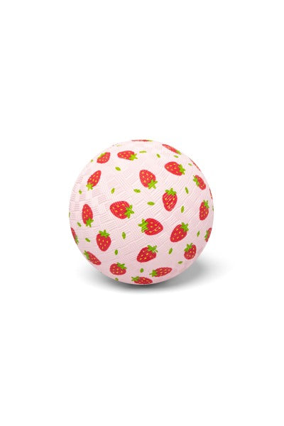 Little L - Ball aus Naturkautschuk "Erdbeeren" ⌀13cm