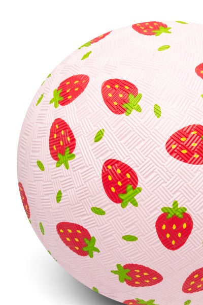 Little L - Ball aus Naturkautschuk "Erdbeeren" ⌀18cm