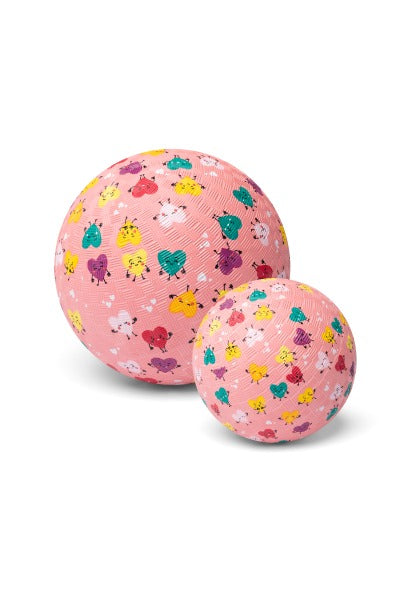 Little L - Ball aus Naturkautschuk "Herzen" ⌀18cm