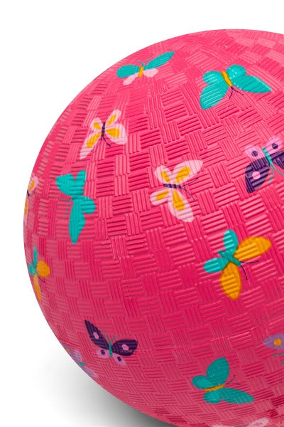 Little L - Ball aus Naturkautschuk "Schmetterlinge" ⌀18cm