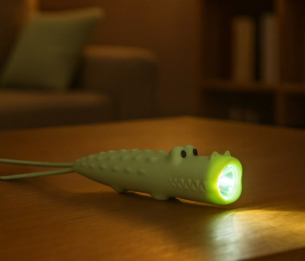 Little L - Taschenlampe Silikon Krokodil