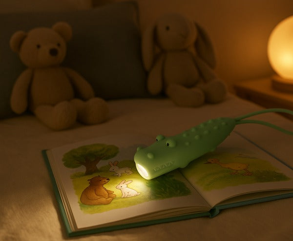 Little L - Taschenlampe Silikon Krokodil