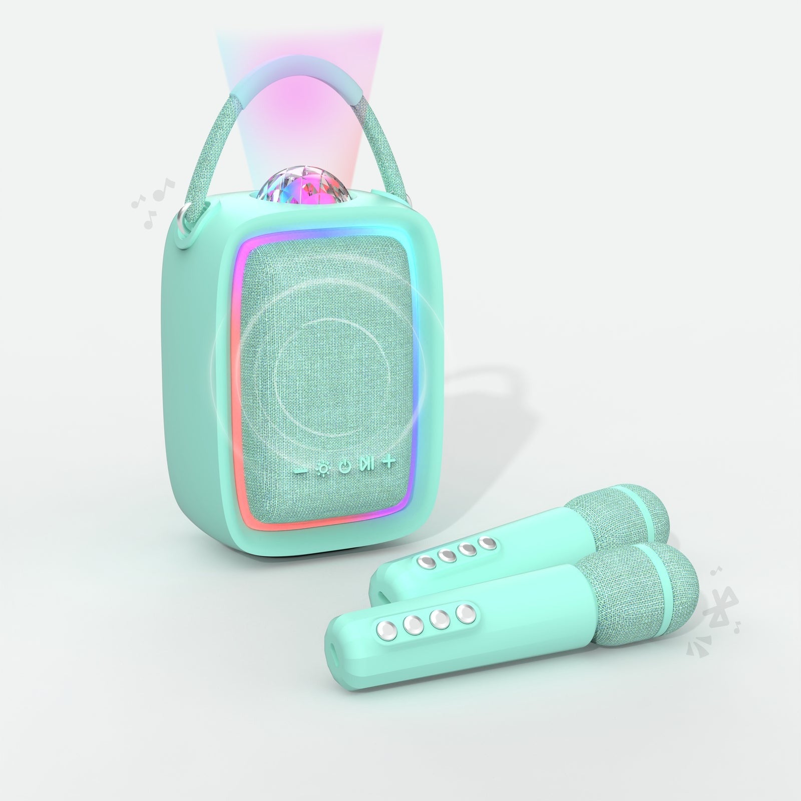 MOB - leuchtender Lautsprecher & Karaoke: Singy Party Blue