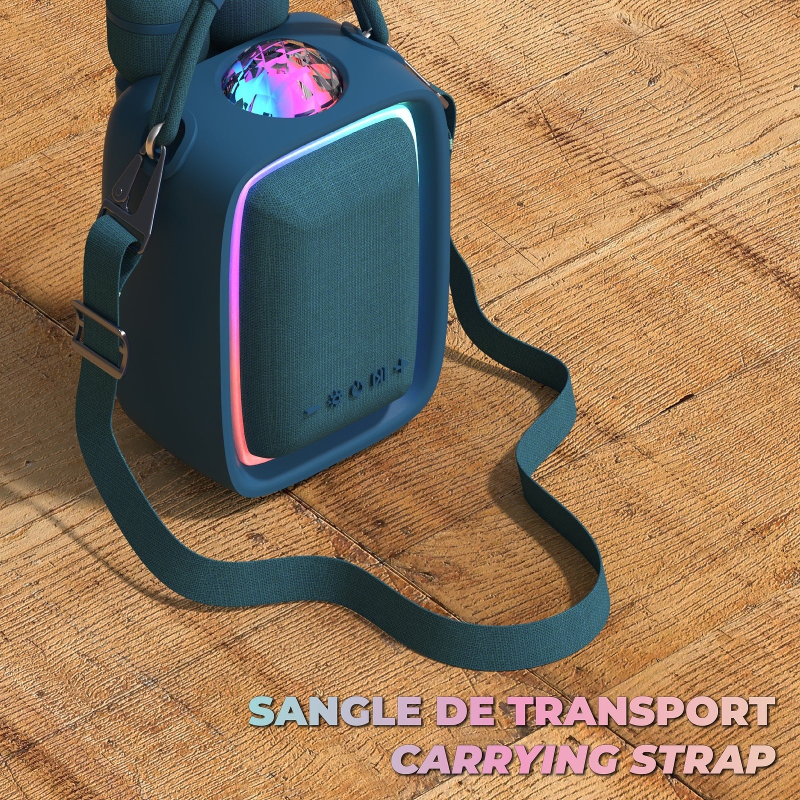 MOB - leuchtender Lautsprecher & Karaoke: Singy Party Dark Blue