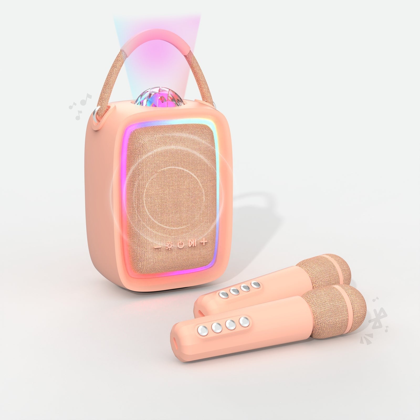 MOB - leuchtender Lautsprecher & Karaoke: Singy Party Pink