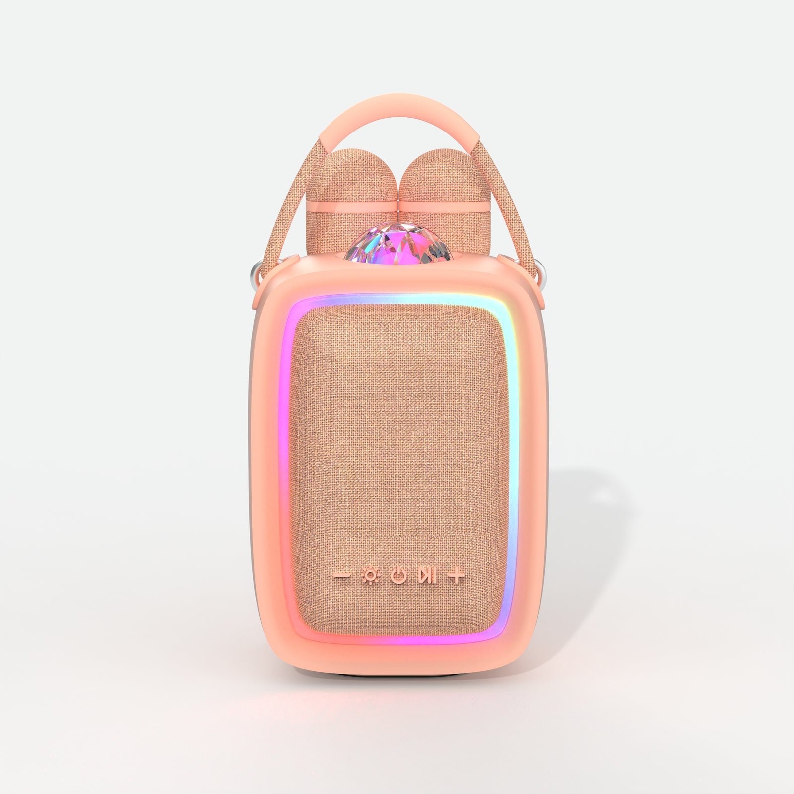 MOB - leuchtender Lautsprecher & Karaoke: Singy Party Pink